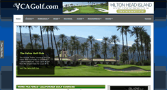 Desktop Screenshot of cagolf.com