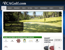 Tablet Screenshot of cagolf.com